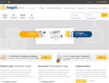 Tablet Screenshot of freightarea.com
